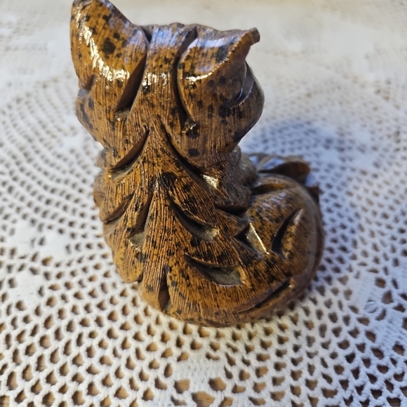 Vintage Artesania Rinconada Tabby Cat Figurine Uruguay Clay Ceramic 3" Chip Paw - Picture 4 of 14